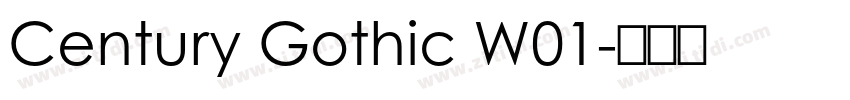 Century Gothic W01字体转换 Century Gothic W01字体转换